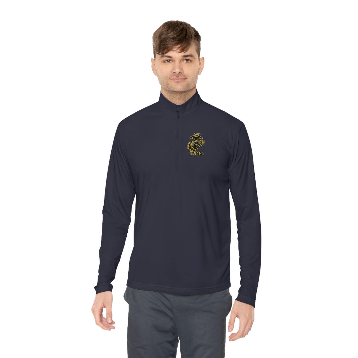USMC Unisex Quarter-Zip Pullover