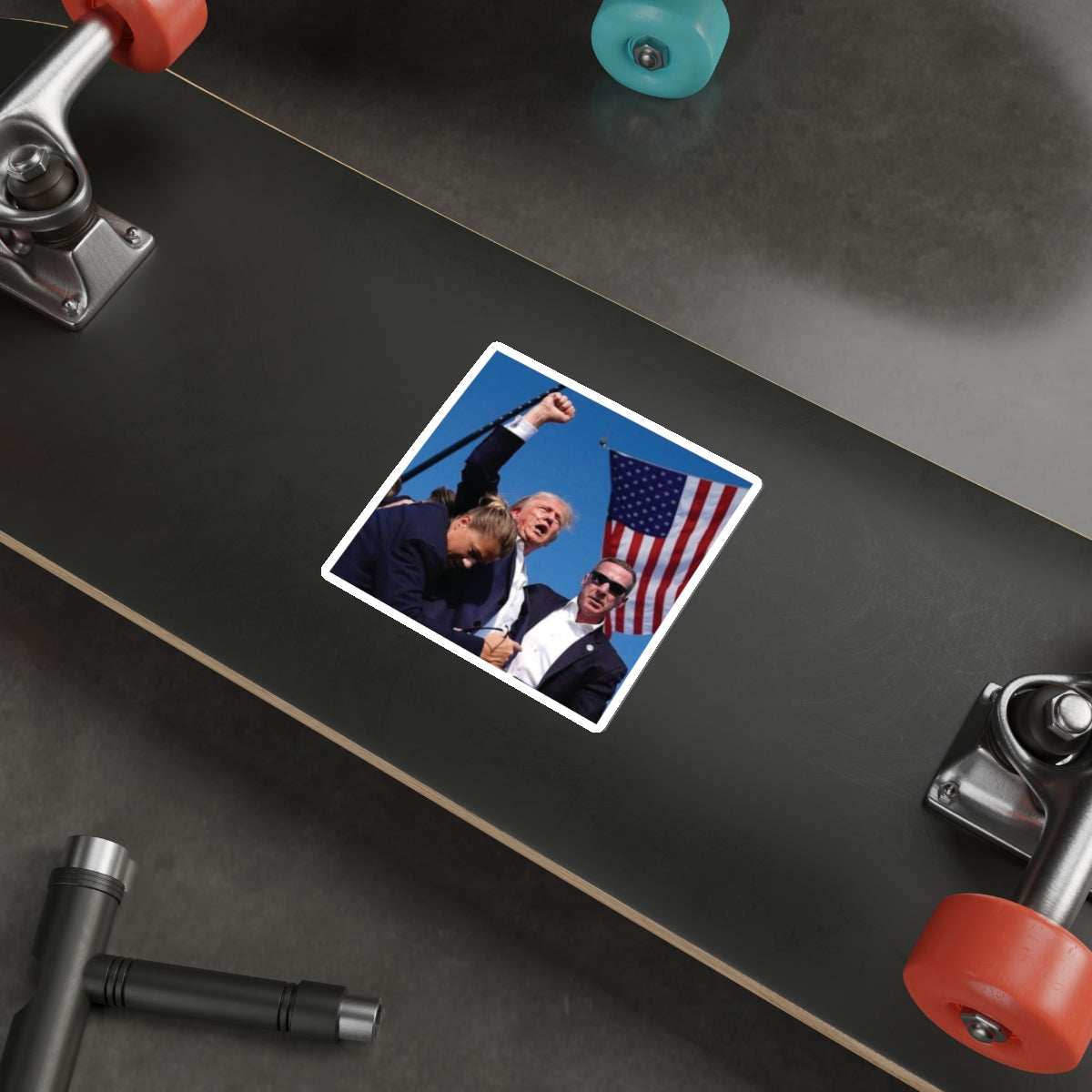Continue to fight trump Sticker