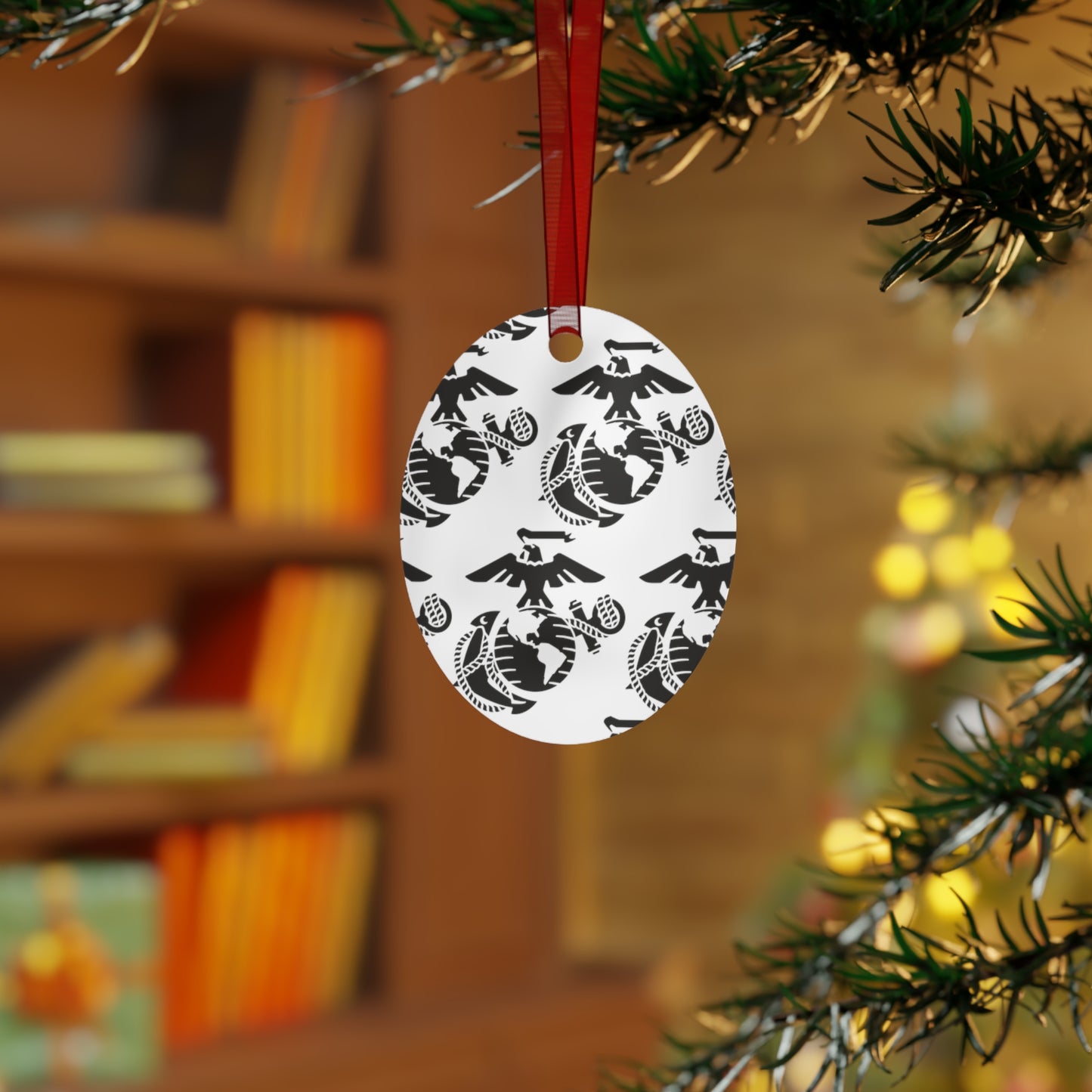 USMC Metal Ornaments