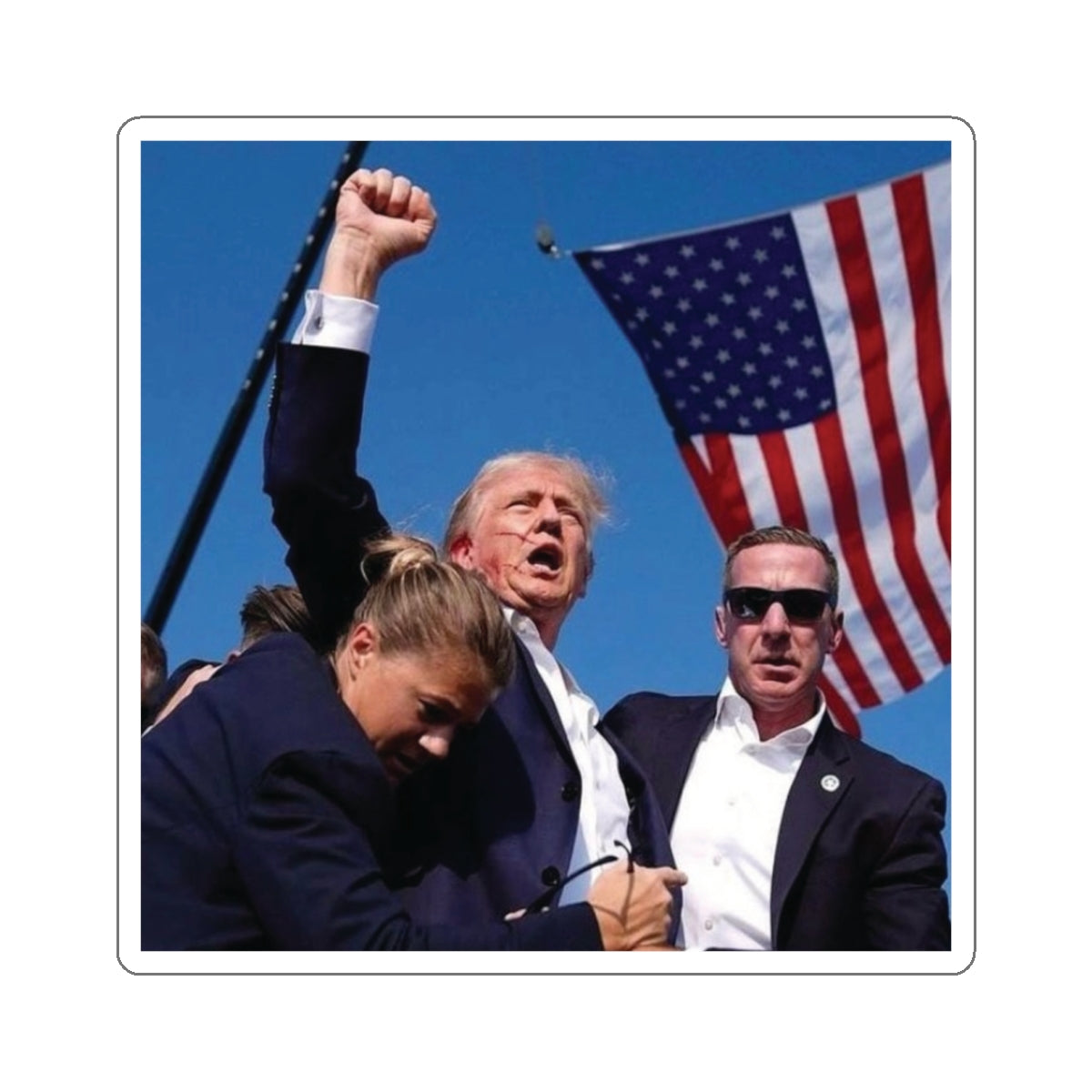 Continue to fight trump Sticker