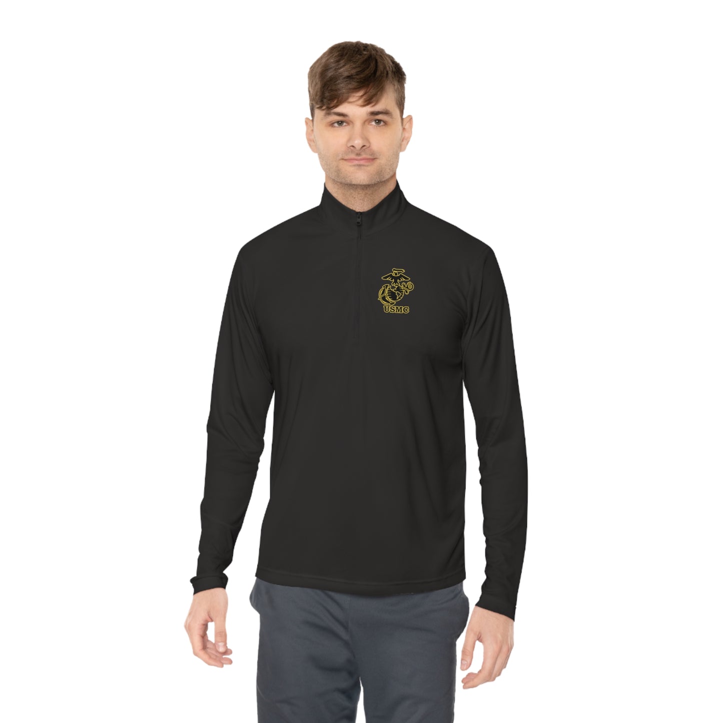 USMC Unisex Quarter-Zip Pullover