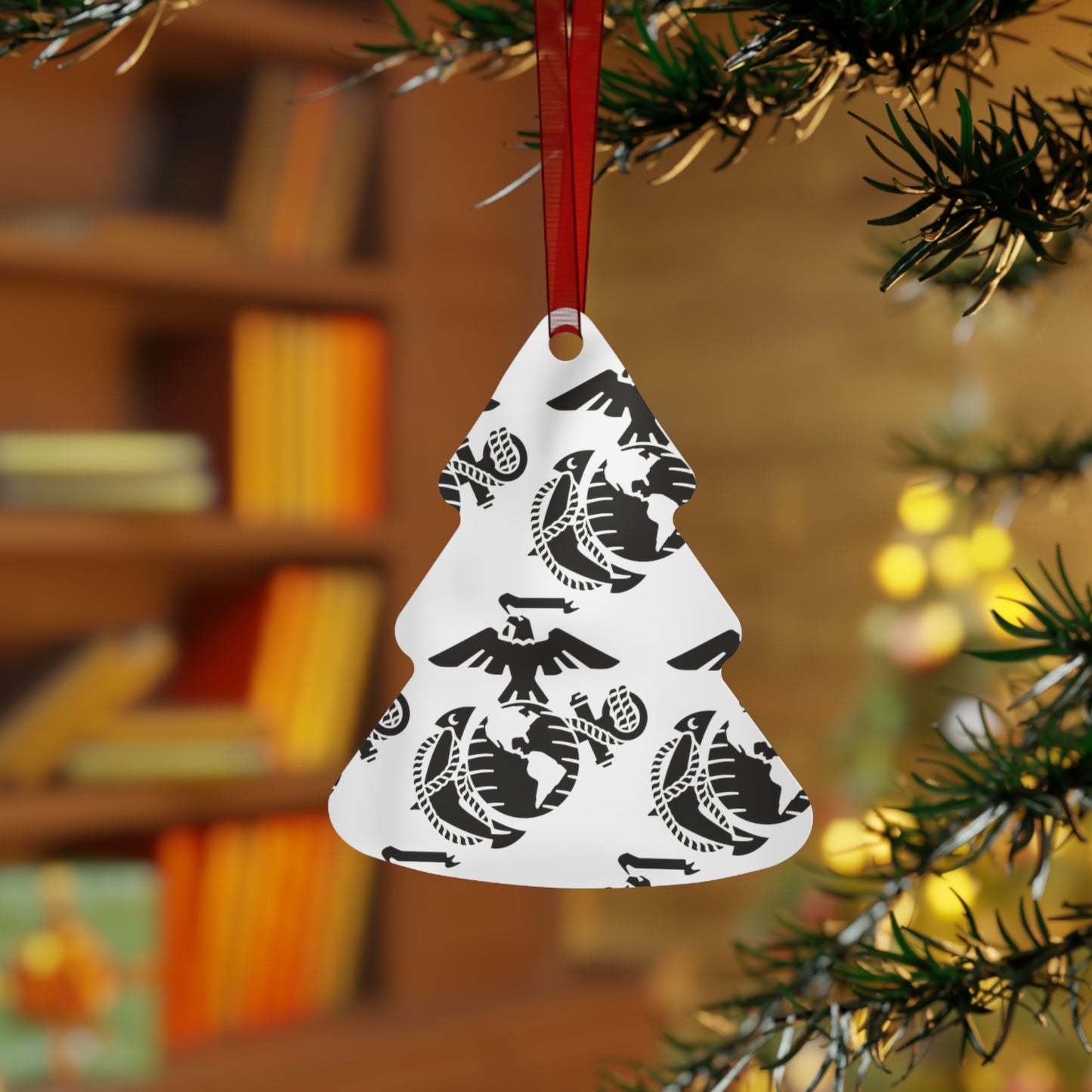 USMC Metal Ornaments