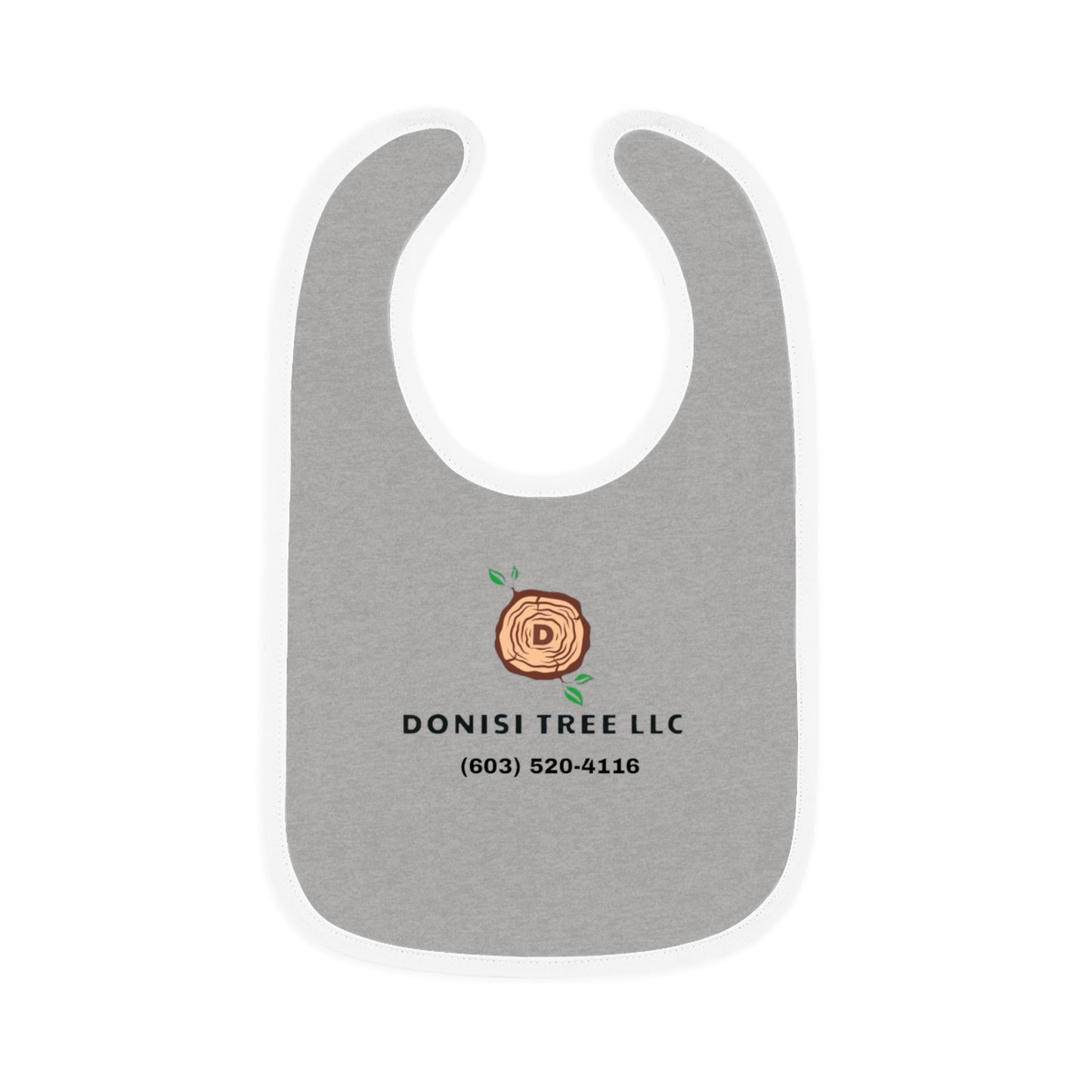 Donisi Tree LLC Baby Contrast Trim Jersey Bib