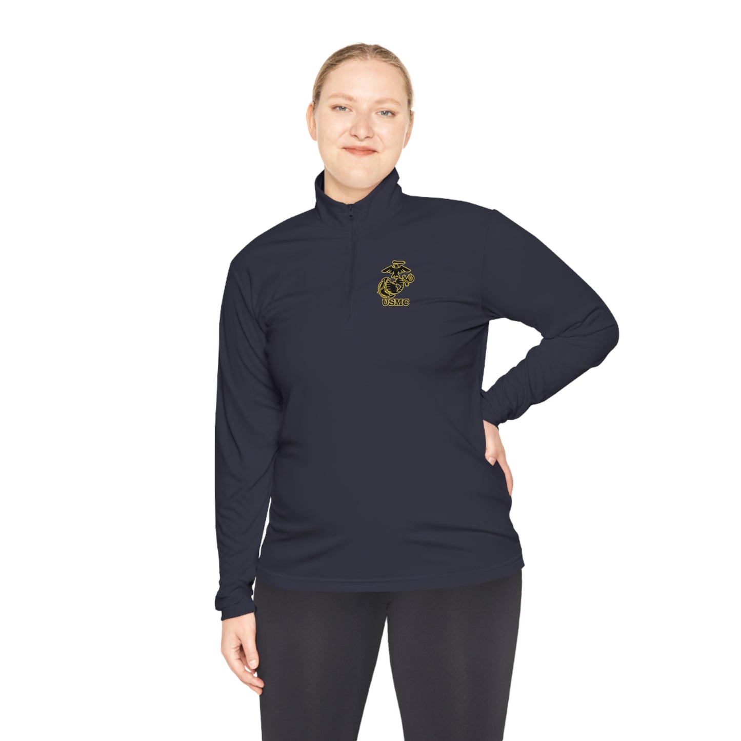 USMC Unisex Quarter-Zip Pullover