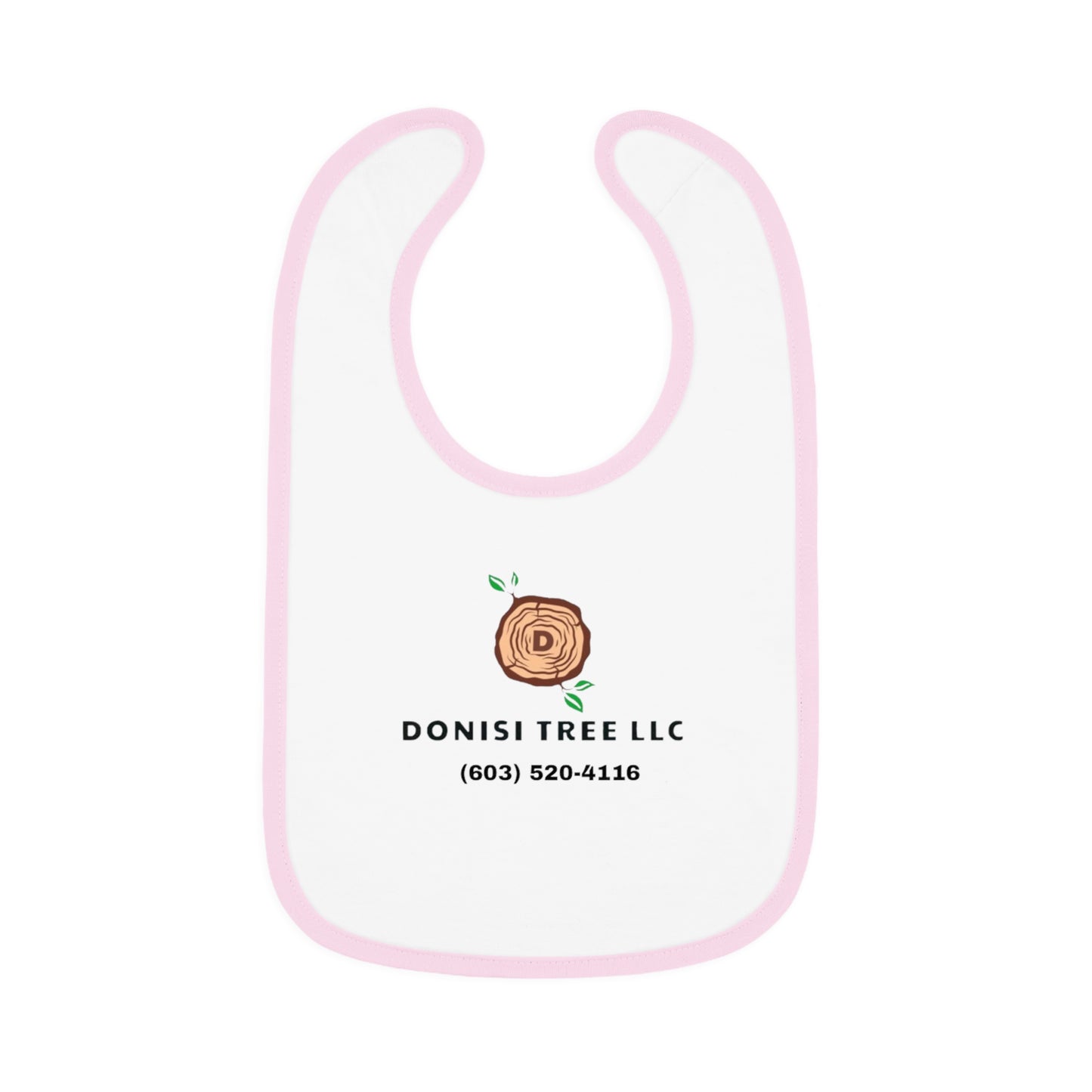 Donisi Tree LLC Baby Contrast Trim Jersey Bib