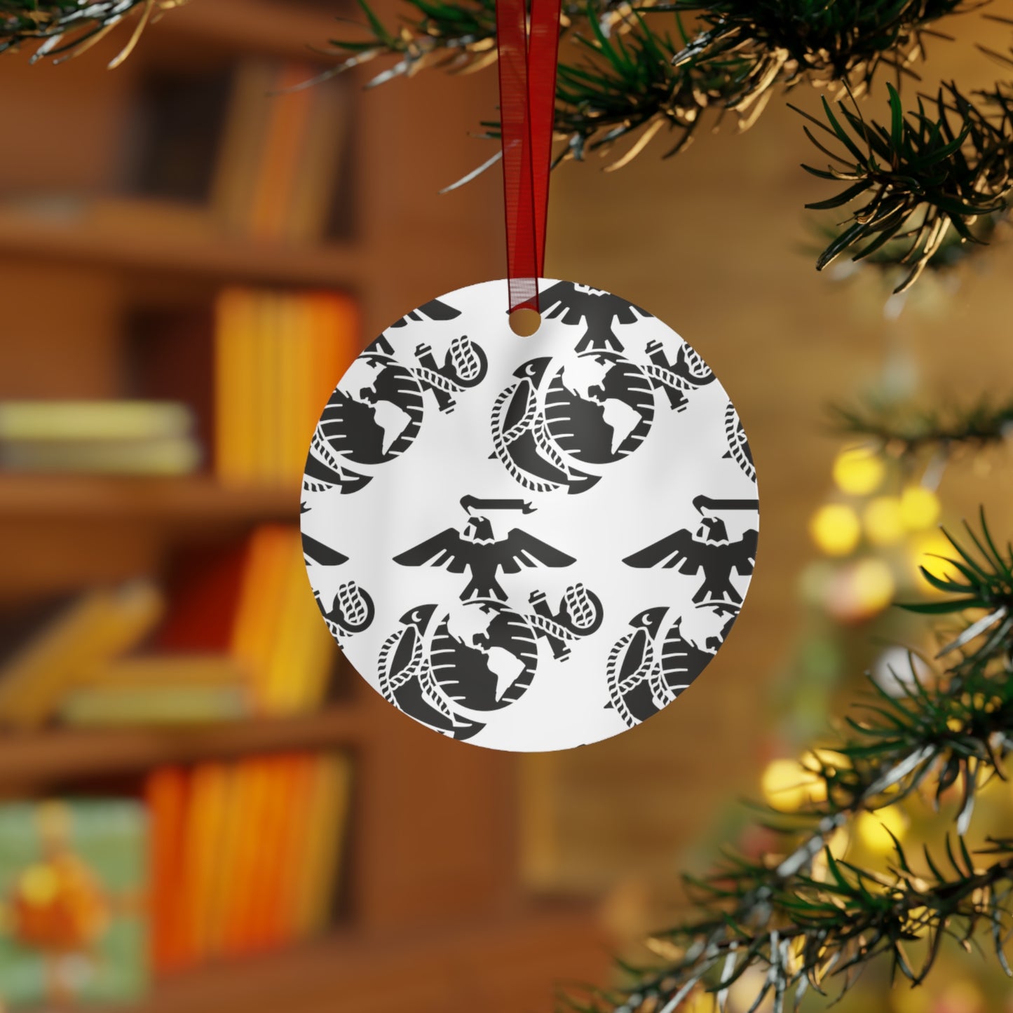USMC Metal Ornaments