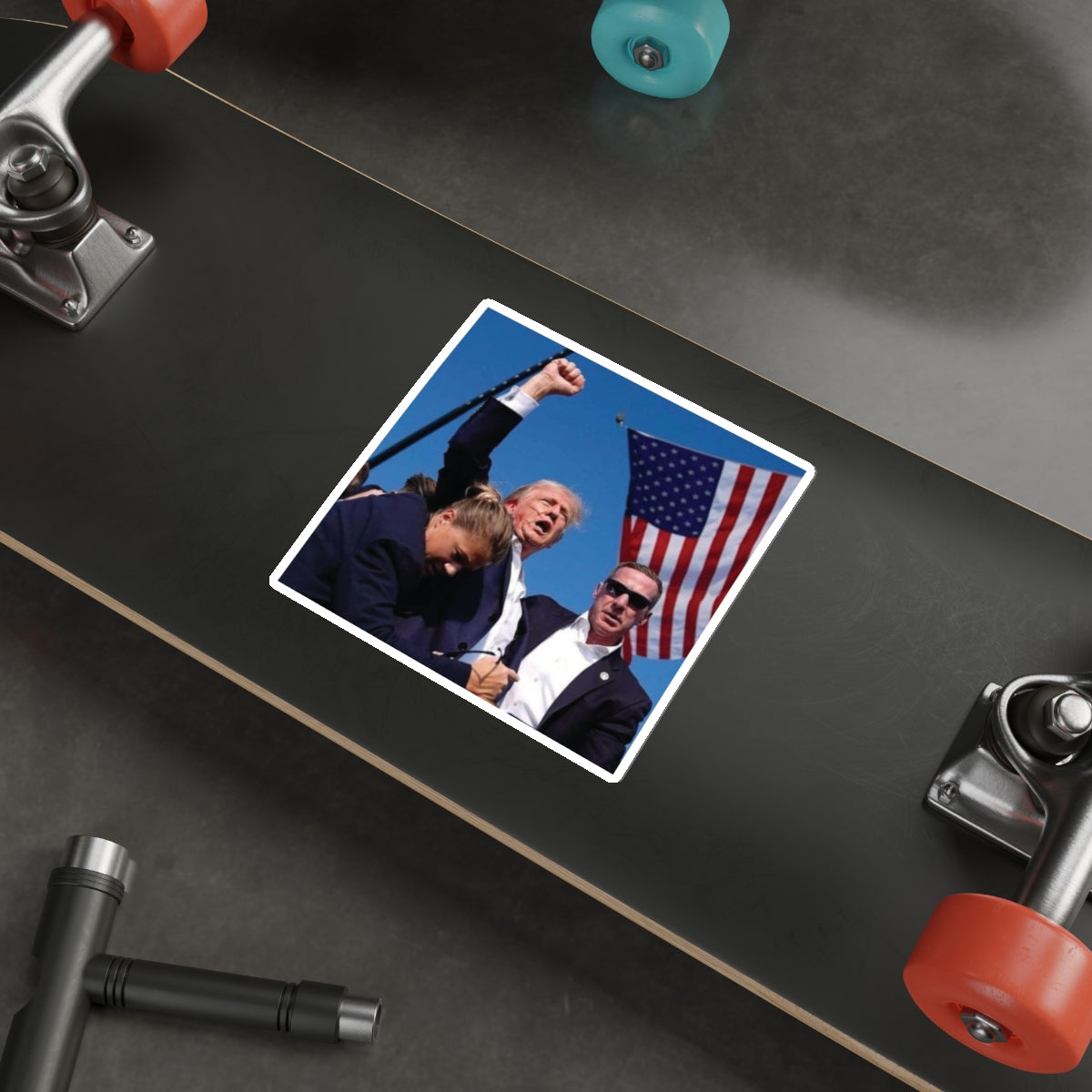 Continue to fight trump Sticker