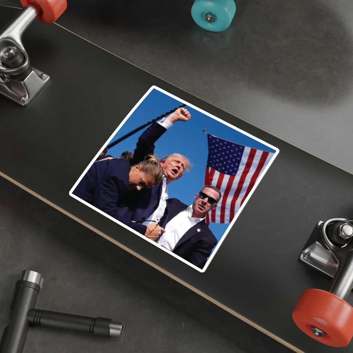 Continue to fight trump Sticker