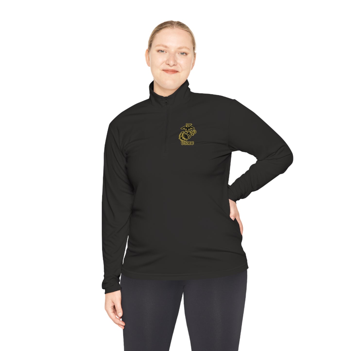 USMC Unisex Quarter-Zip Pullover