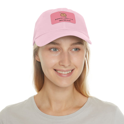 Donisi LLC Dad Hat with Leather Patch (Rectangle)