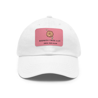 Donisi LLC Dad Hat with Leather Patch (Rectangle)
