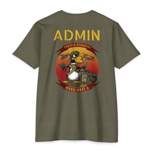 Marine Corps Penguin Graphic T-Shirt — "Pacific Penguins" Military Humor Tee