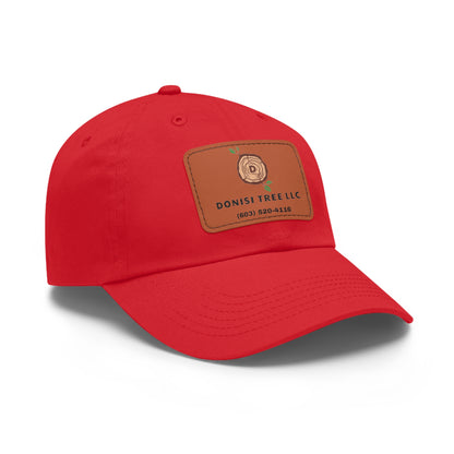 Donisi LLC Dad Hat with Leather Patch (Rectangle)