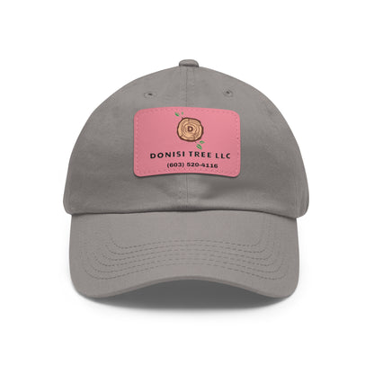 Donisi LLC Dad Hat with Leather Patch (Rectangle)