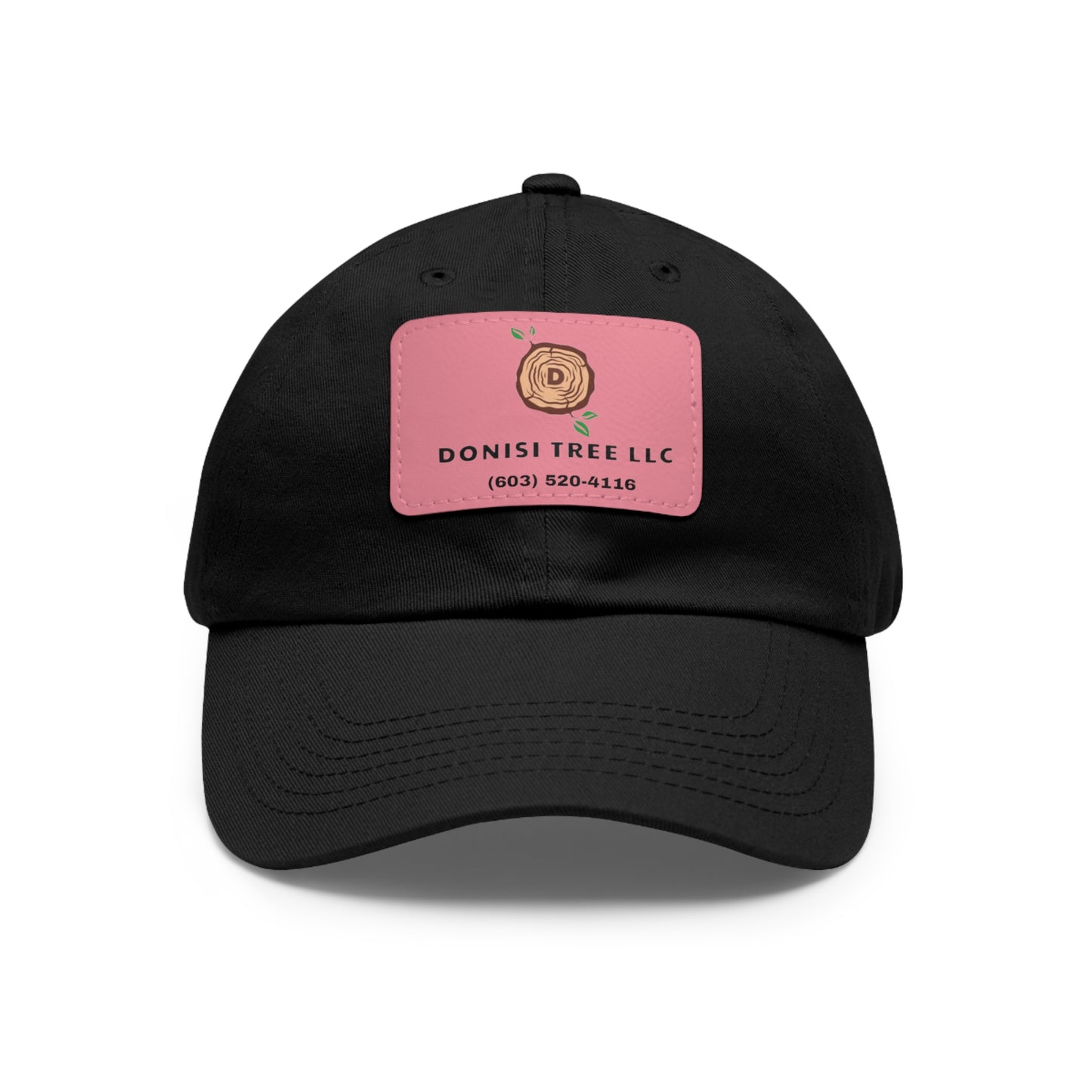 Donisi LLC Dad Hat with Leather Patch (Rectangle)