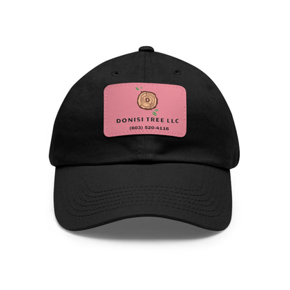 Donisi LLC Dad Hat with Leather Patch (Rectangle)