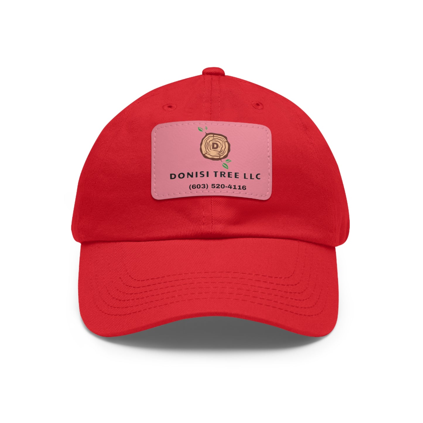 Donisi LLC Dad Hat with Leather Patch (Rectangle)