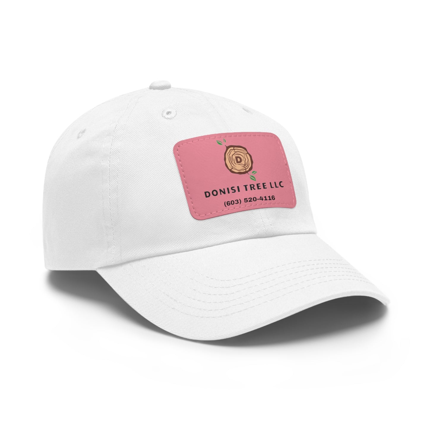 Donisi LLC Dad Hat with Leather Patch (Rectangle)