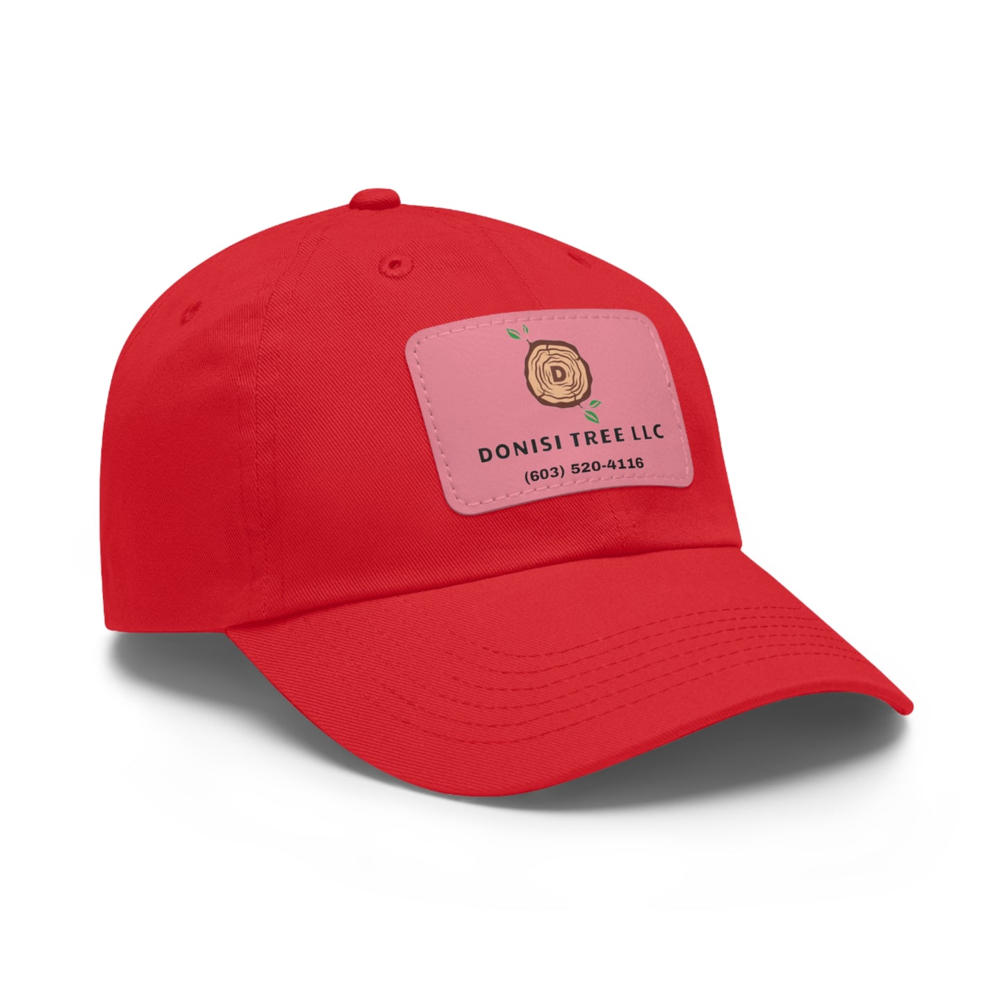Donisi LLC Dad Hat with Leather Patch (Rectangle)
