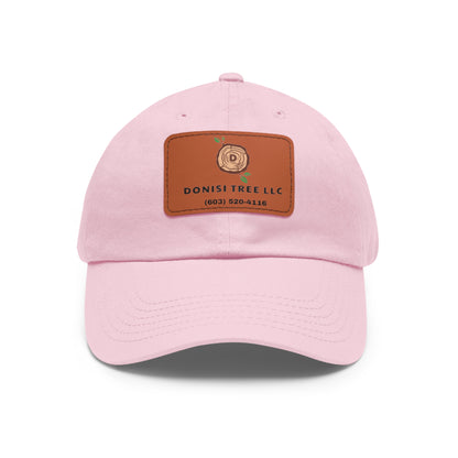 Donisi LLC Dad Hat with Leather Patch (Rectangle)