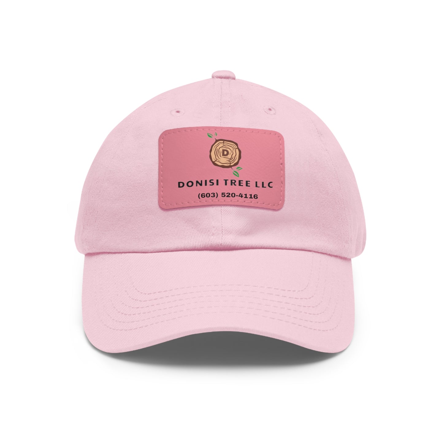 Donisi LLC Dad Hat with Leather Patch (Rectangle)
