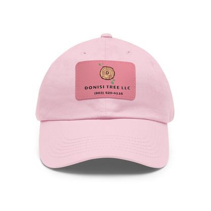 Donisi LLC Dad Hat with Leather Patch (Rectangle)